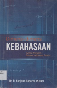 Dimensi-Dimensi Kebahasan