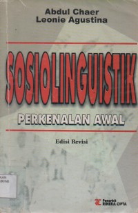 Sosiolinguistik; Perkenalan Awal