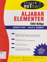 Aljabar Elementer Edisi Ketiga (Schaum's Outlines)