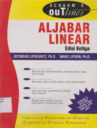 Aljabar Linear Edisi Ketiga (Schaum's Outlines)