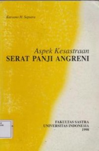 Aspek kesastraan Serat Panji Angreni