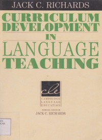 Curriculum Development In Language Teaching