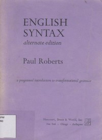 English Syntax