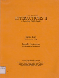 Interactions  II  A Reading Skill Book Second Edition