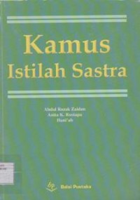 Kamus Istilah Sastra