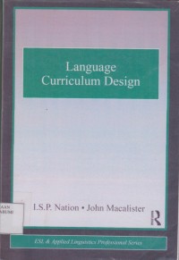 Language Curriculum Design