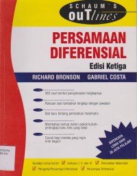 Persamaan Diferensial Edisi Ketiga: Schaum's Outlines