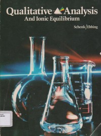 Qualitative Analysis And Ionic Equilibrium