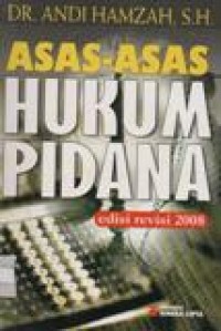 Asas-Asas Hukum Pidana