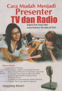 Cara Mudah Presenter Tv dan Radio