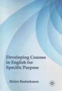 Developing Courses in English For Specific Purpose