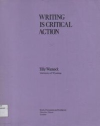 Writing Is Critical Action