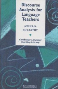 Discourse Analysis For Language Teachers