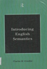 Introducing English Semantics