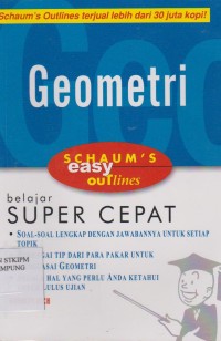 Geometri ; Schaum's Easy Outlines