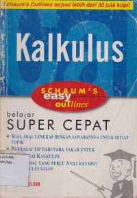 Kalkulus ; Schaum's Easy Outlines