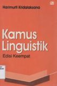 Kamus Linguistik