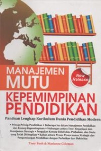 Manajemen Mutu Kepemimpinan Pendidikan