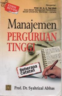 Manajemen Perguruan Tinggi