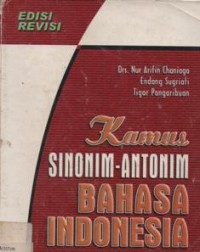 Kamus Sinonim-Antonim Bahasa Indonesia