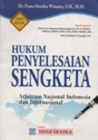 Hukum Penyelesaian Sengketa