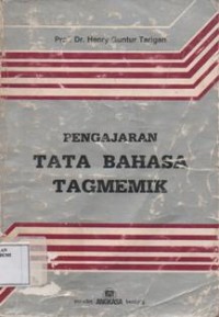 Pengajaran Tata Bahasa Tagmemik